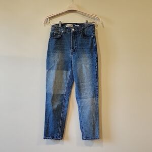 Scotch & Soda Blue Denim with Black and White Pattern